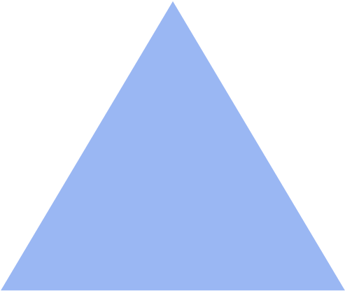 Blue Triangle Graphic PNG Image