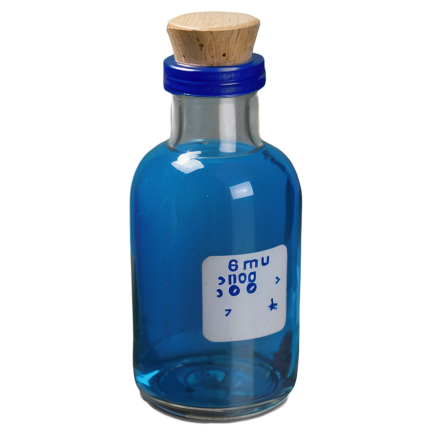 Blue Vial Png Lfx PNG Image