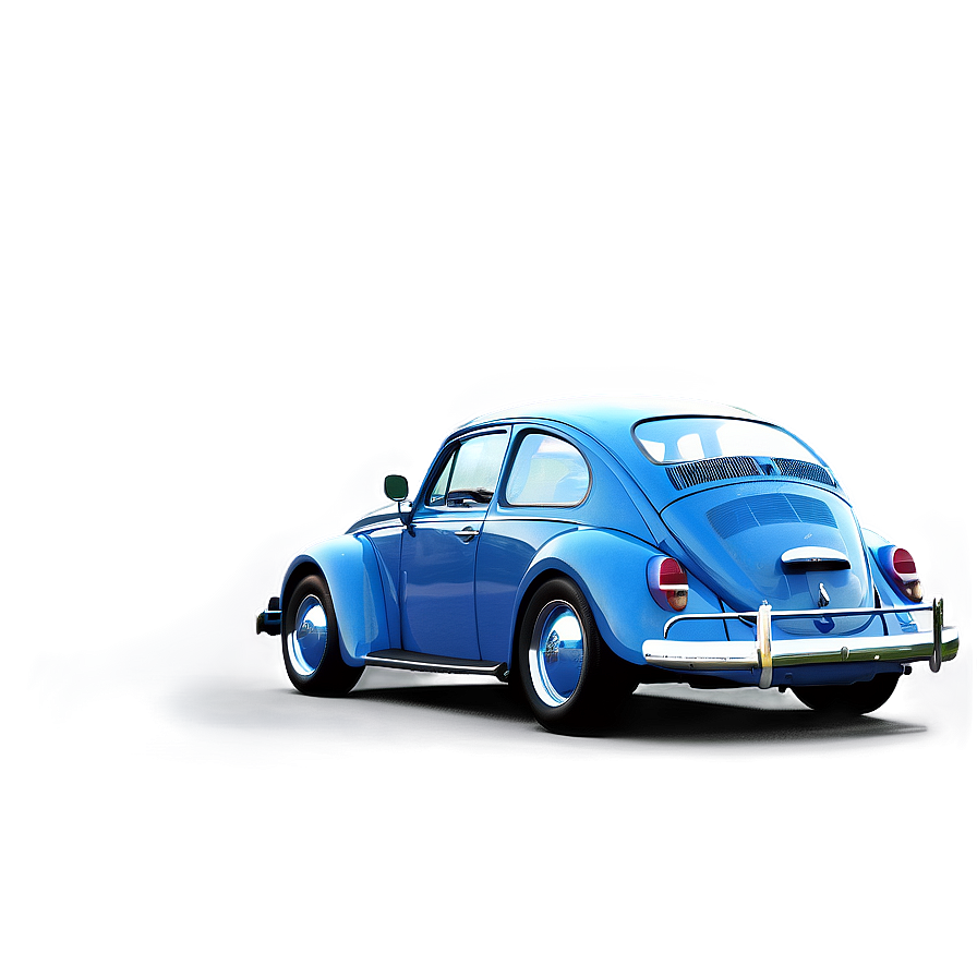 Blue Volkswagen Beetle Illustration Png 15 PNG Image