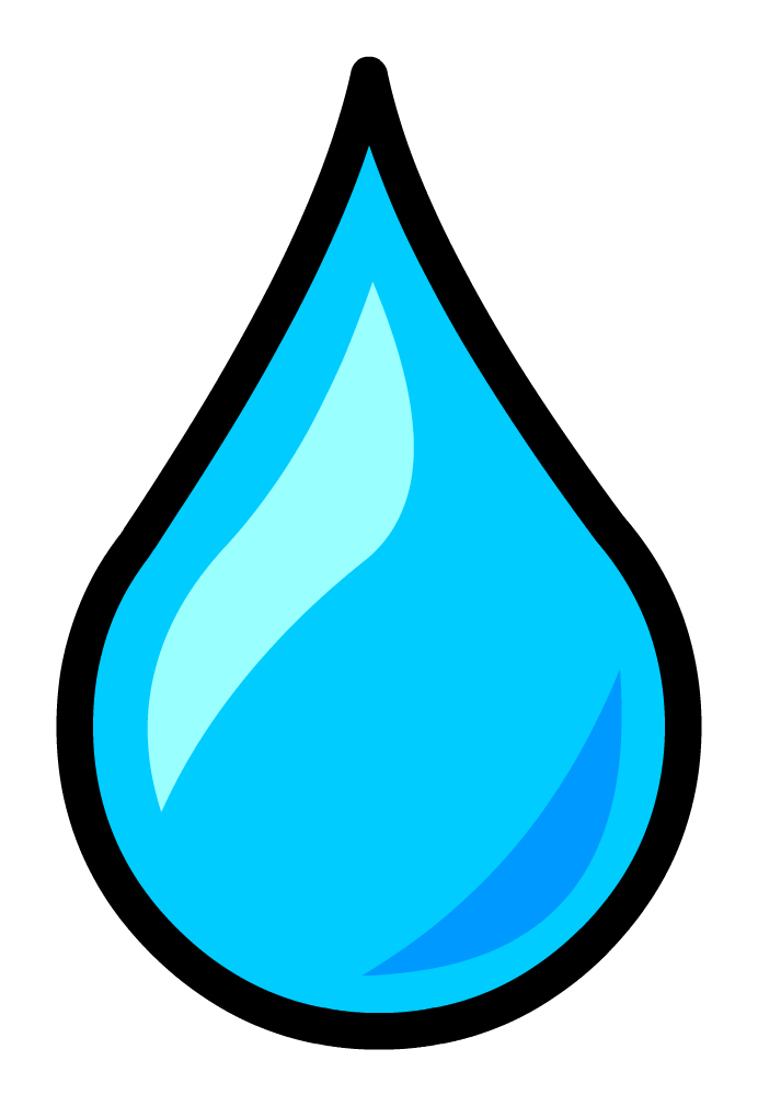 Blue Water Drop Icon PNG Image