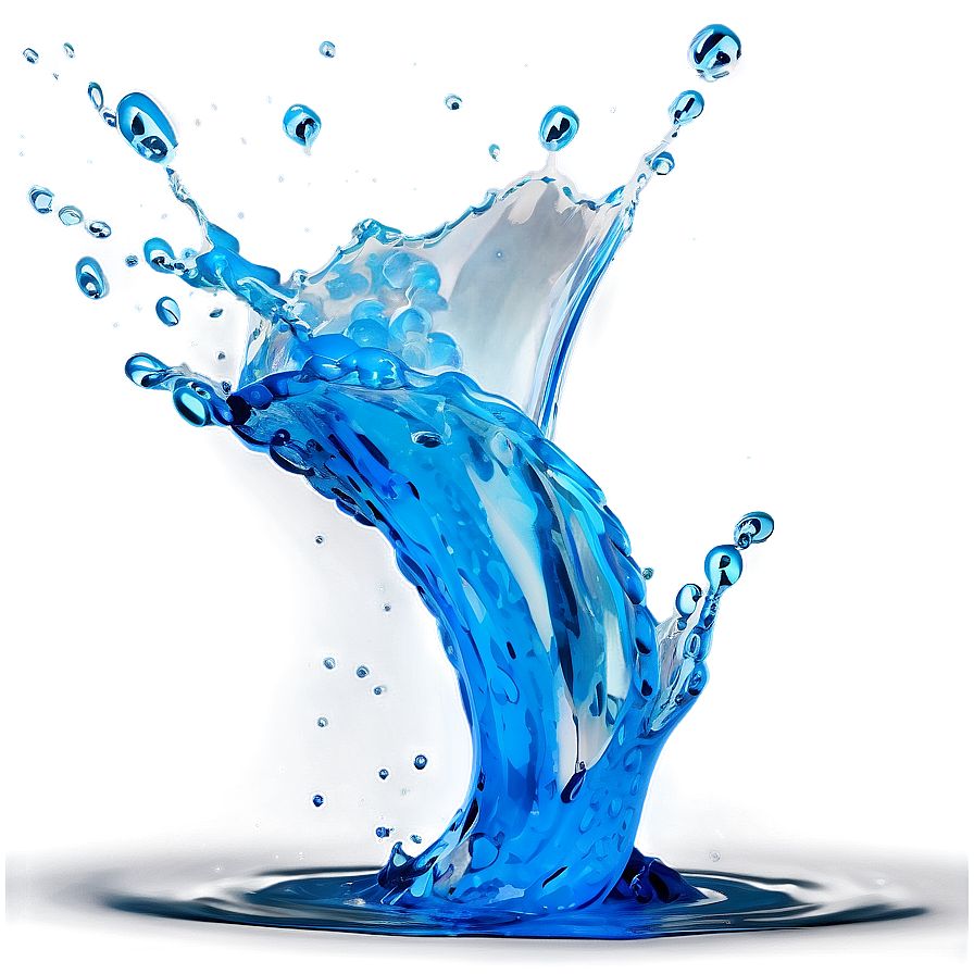 Blue Water Splash Png Sdr PNG Image