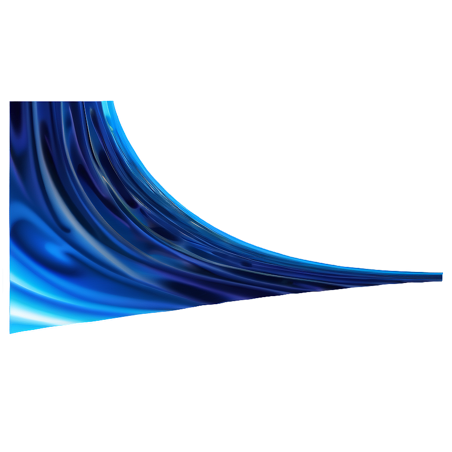 Blue Wave Abstract Art Png 68 PNG Image