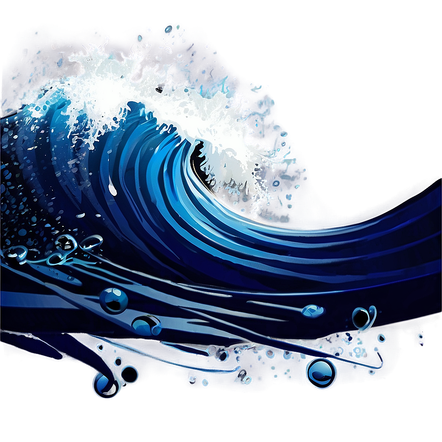 Blue Wave Splash Png 32 PNG Image