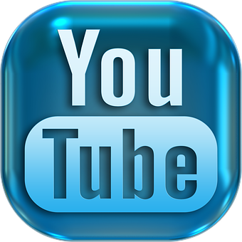 Blue You Tube Icon PNG Image