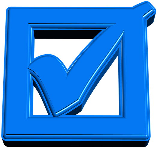 Blue3 D Checkmark Icon PNG Image