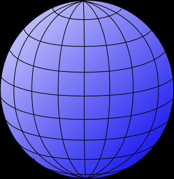 Blue3 D Globe Graphic PNG Image