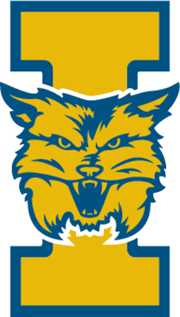 Blueand Gold Wolf Logo PNG Image