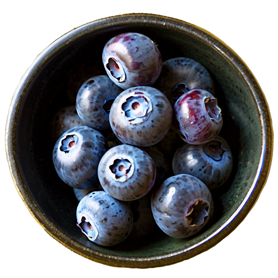 Blueberries In Bowl Png Lfk PNG Image