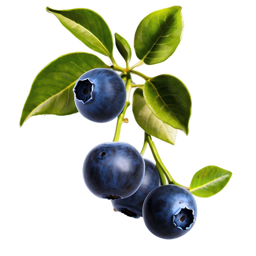 Blueberries On Tree Png Lgo PNG Image