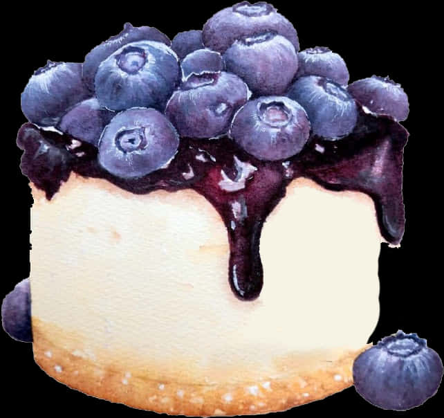 Blueberry Cheesecake Deliciousness.jpg PNG Image