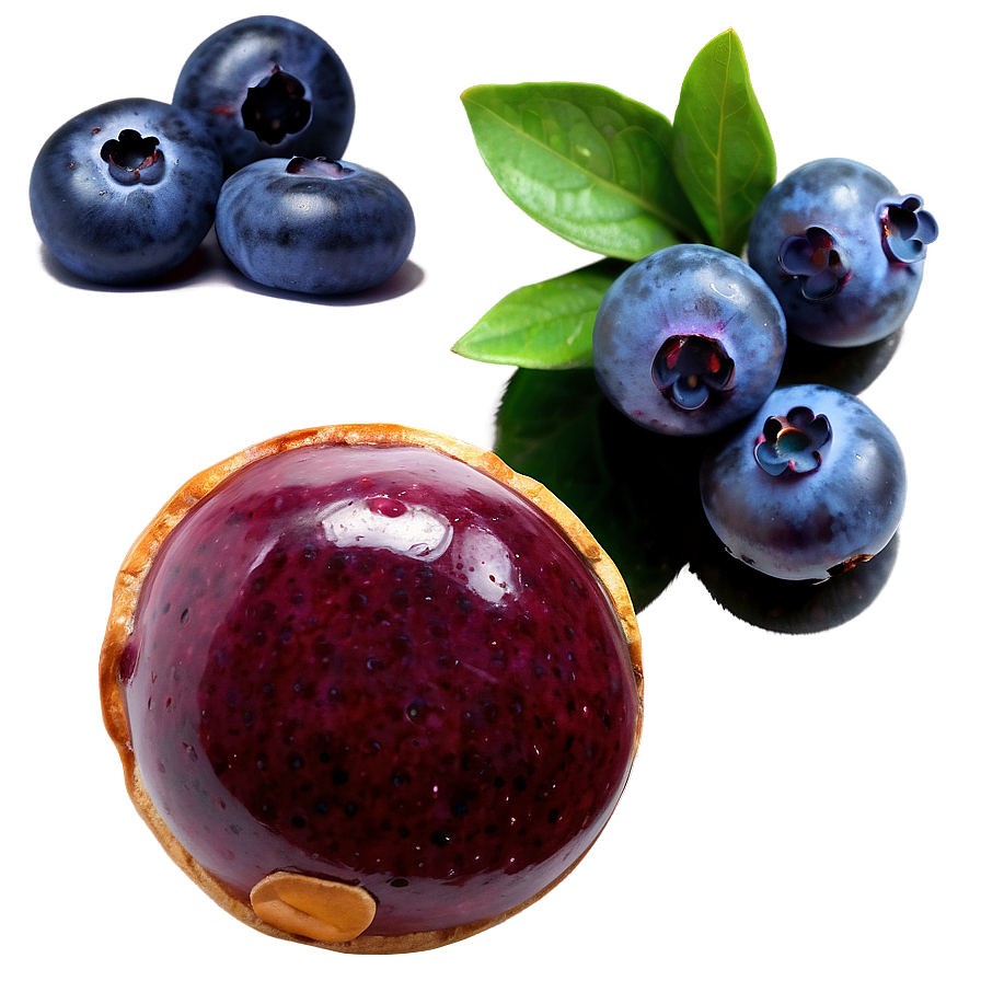 Blueberry Culinary Art Png Aca PNG Image