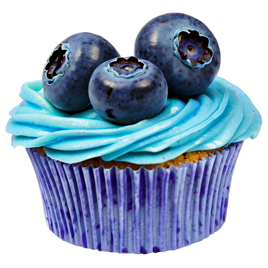 Blueberry Cupcake Png Kxr PNG Image