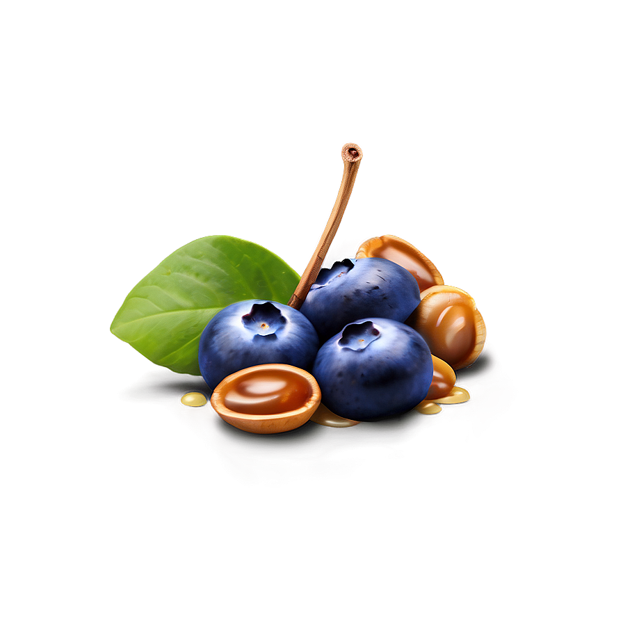 Blueberry Dessert Topping Png 93 PNG Image