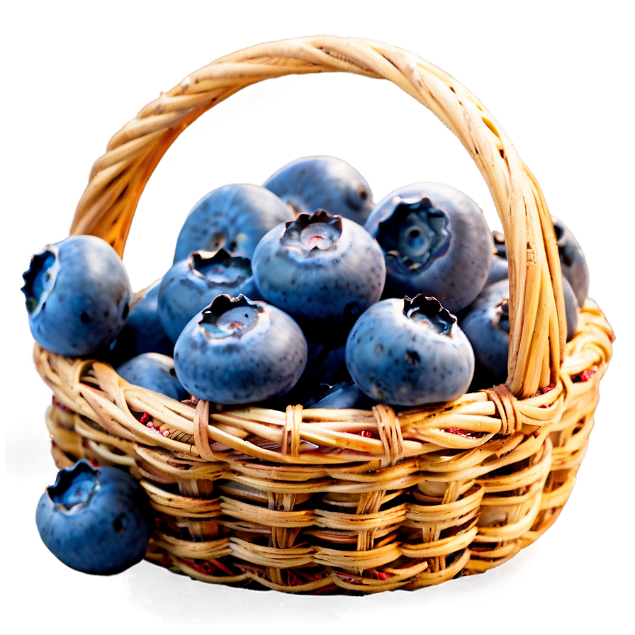 Blueberry Harvest Basket Png Cdf69 PNG Image