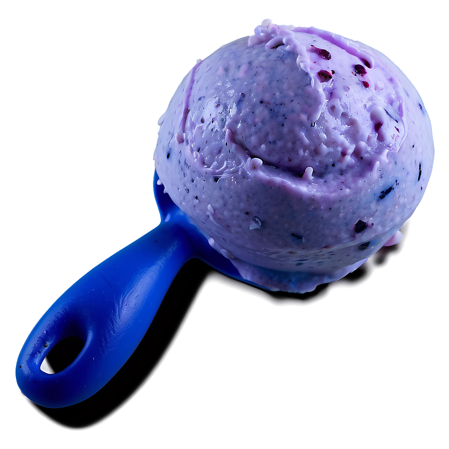 Blueberry Ice Cream Scoop Png Tji PNG Image