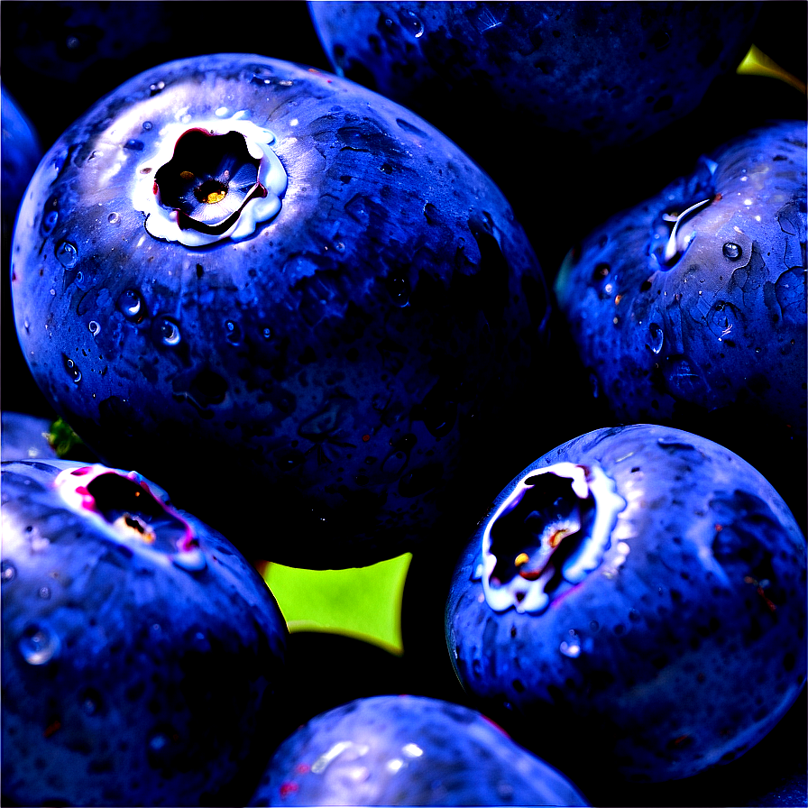 Blueberry Macro Png Deq PNG Image