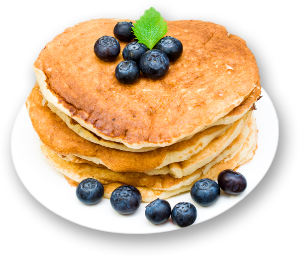 Blueberry Pancakes Stack.png PNG Image