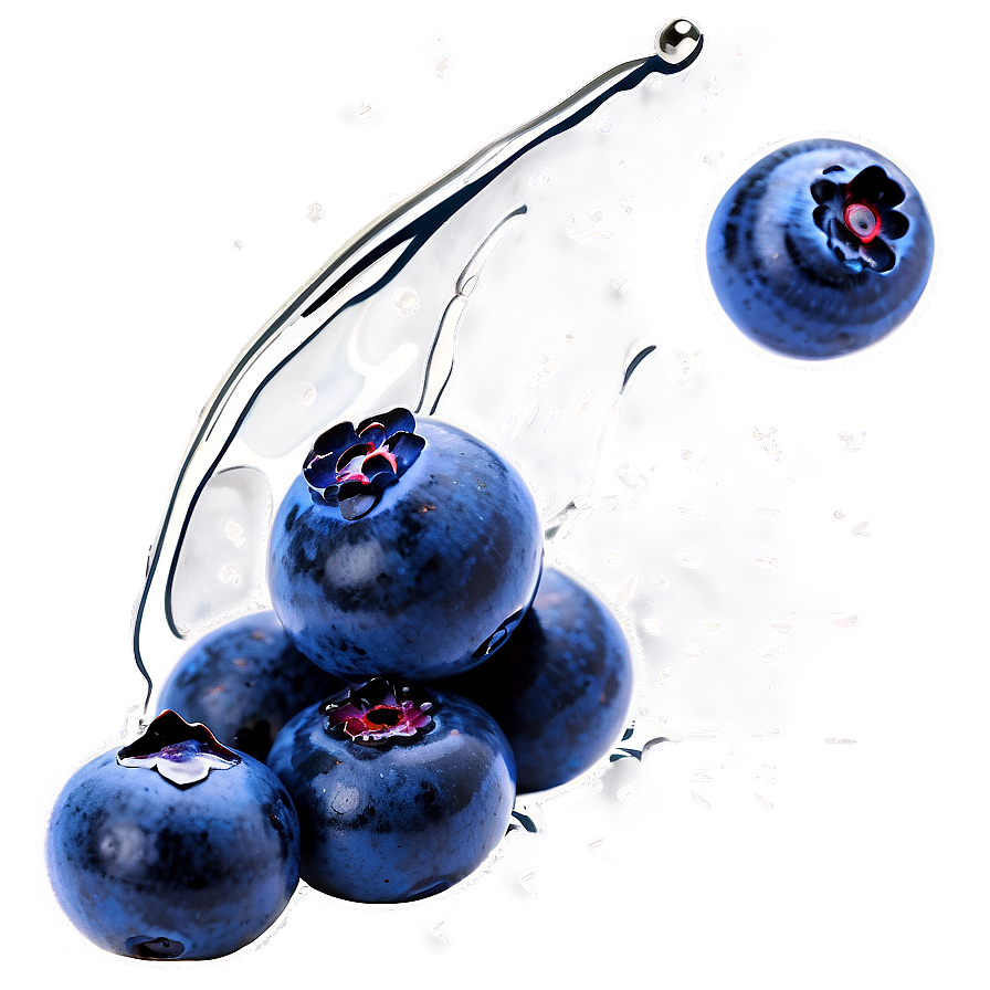 Blueberry Splash Png Qsu PNG Image