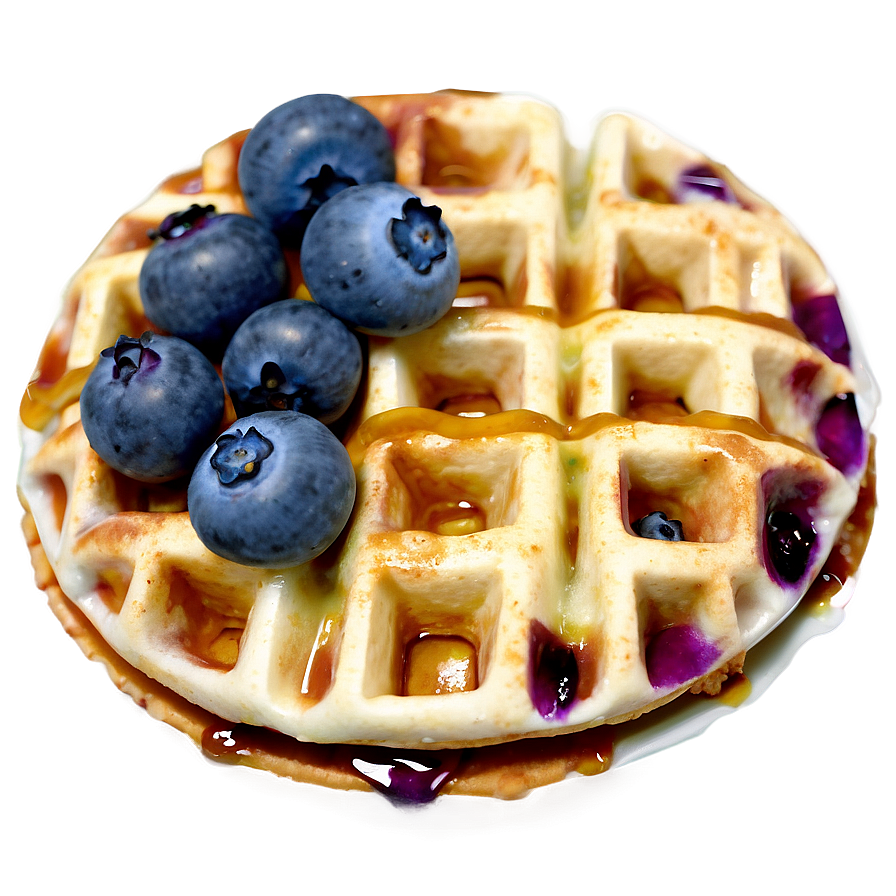 Blueberry Waffle Delight Png 05212024 PNG Image