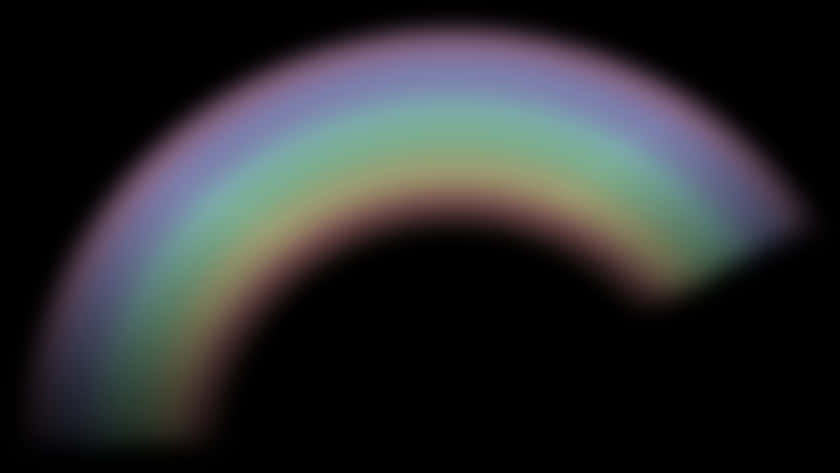 Blurred Rainbow Arc PNG Image