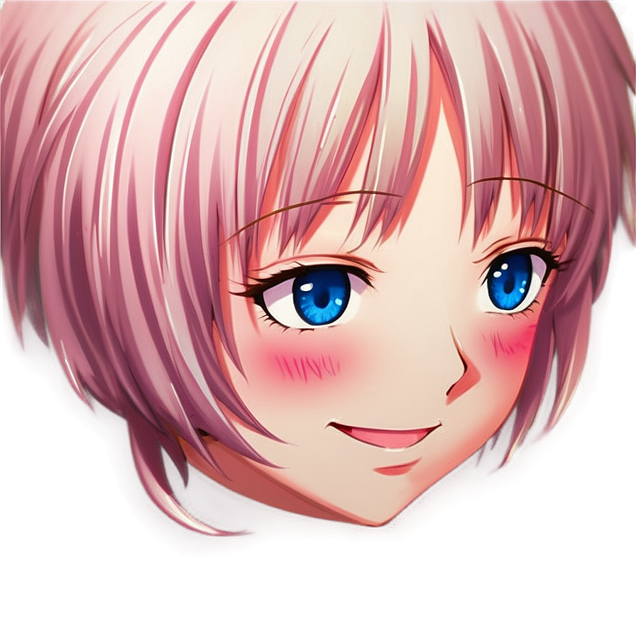 Blushing Anime Face Png 83 PNG Image