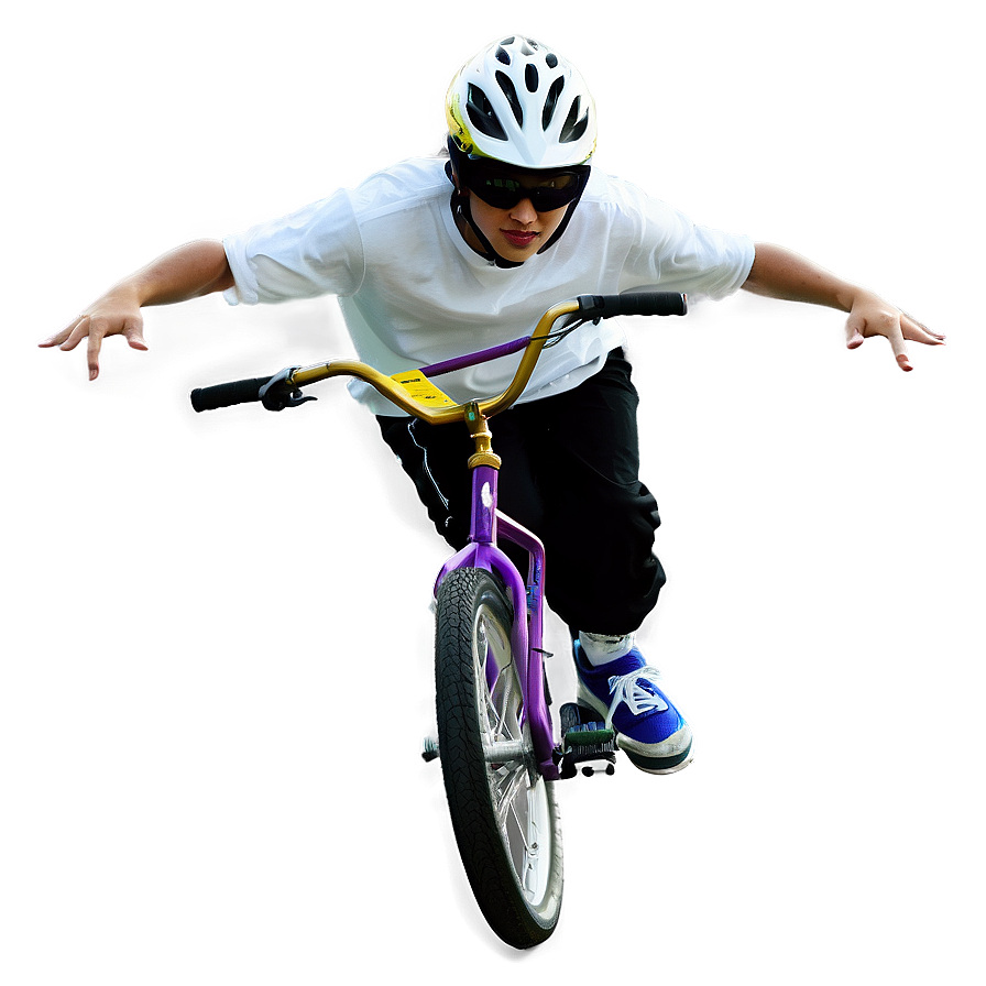 Bmx Bike Dynamic Pose Png Fhy86 PNG Image