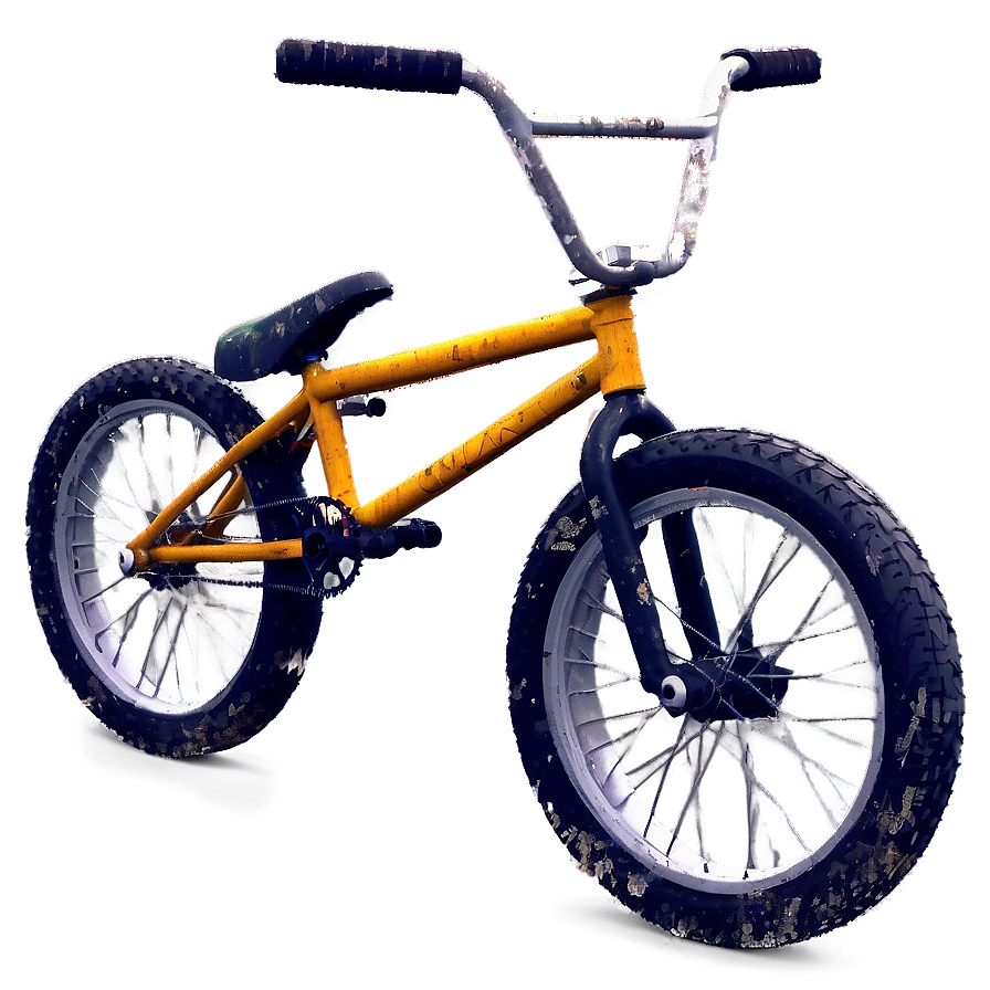 Bmx Bike Grunge Style Png Lsb PNG Image