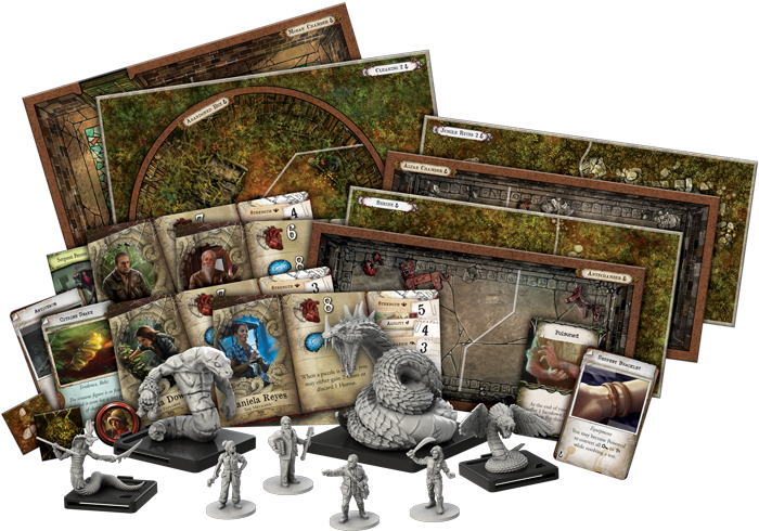 Board Game Components_ Mansion Adventure PNG Image