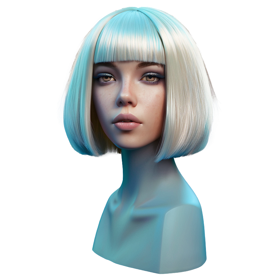 Bob Cut Fashion Png Dbb PNG Image