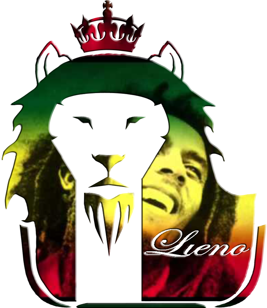 Bob Marley Lion Crest Artwork PNG Image