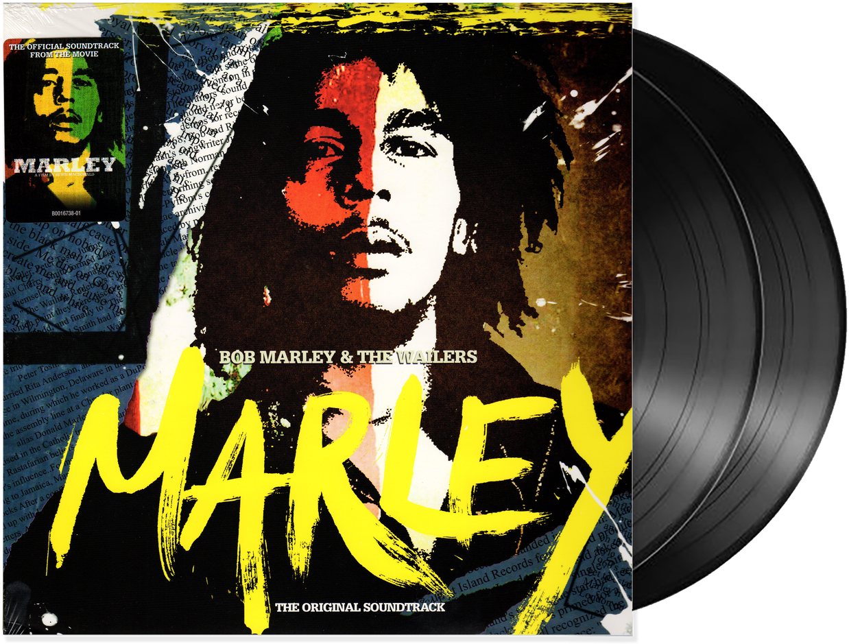 Bob Marley Soundtrack Vinyl Album Cover PNG Image