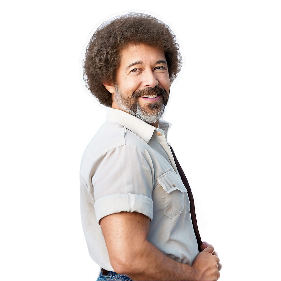 Bob Ross Hair For Animation Png 70 PNG Image