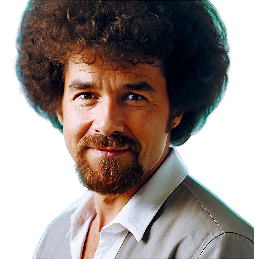 Bob Ross Signature Hair Png Tqf59 PNG Image