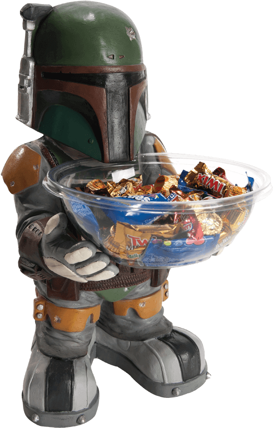 Boba Fett Candy Bowl Holder PNG Image