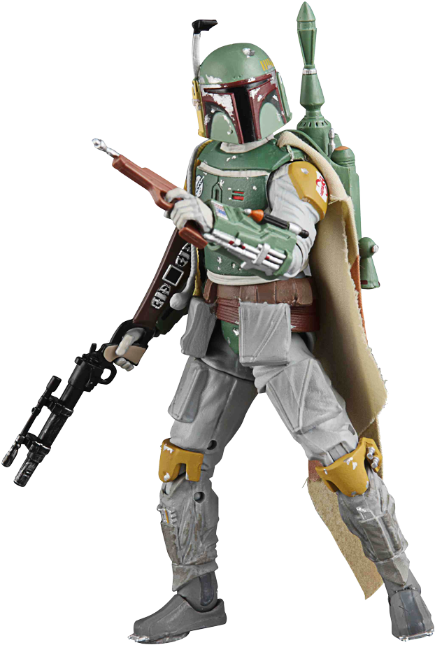 Boba Fett Full Armor Pose PNG Image