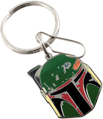 Boba Fett Helmet Keychain PNG Image