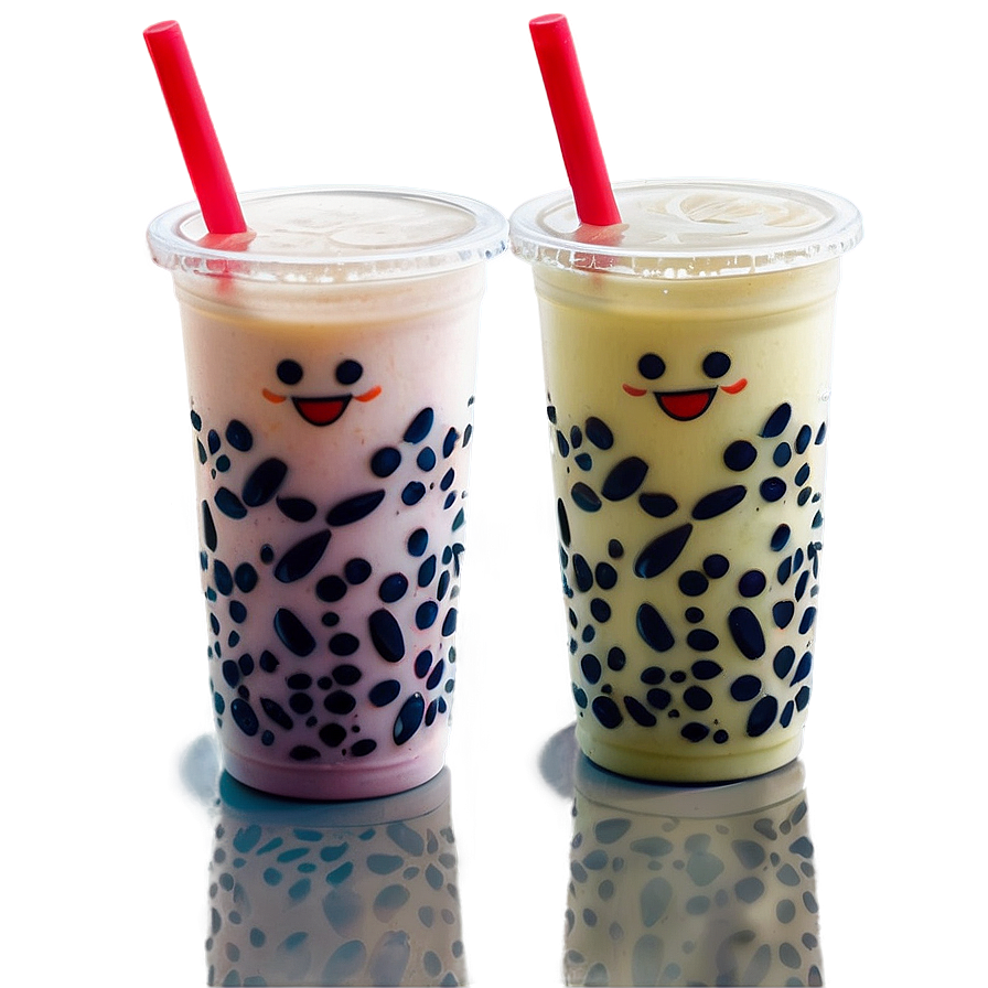 Boba Tea And Friends Png Mgd PNG Image