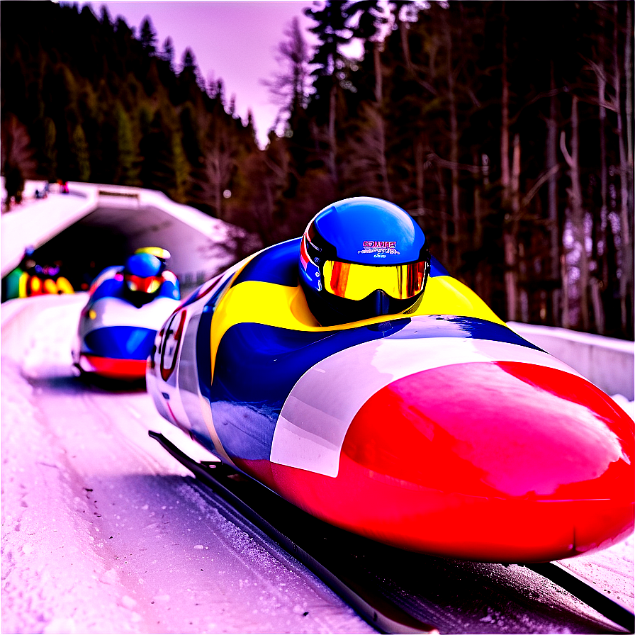 Bobsleigh Race Png Xpw PNG Image