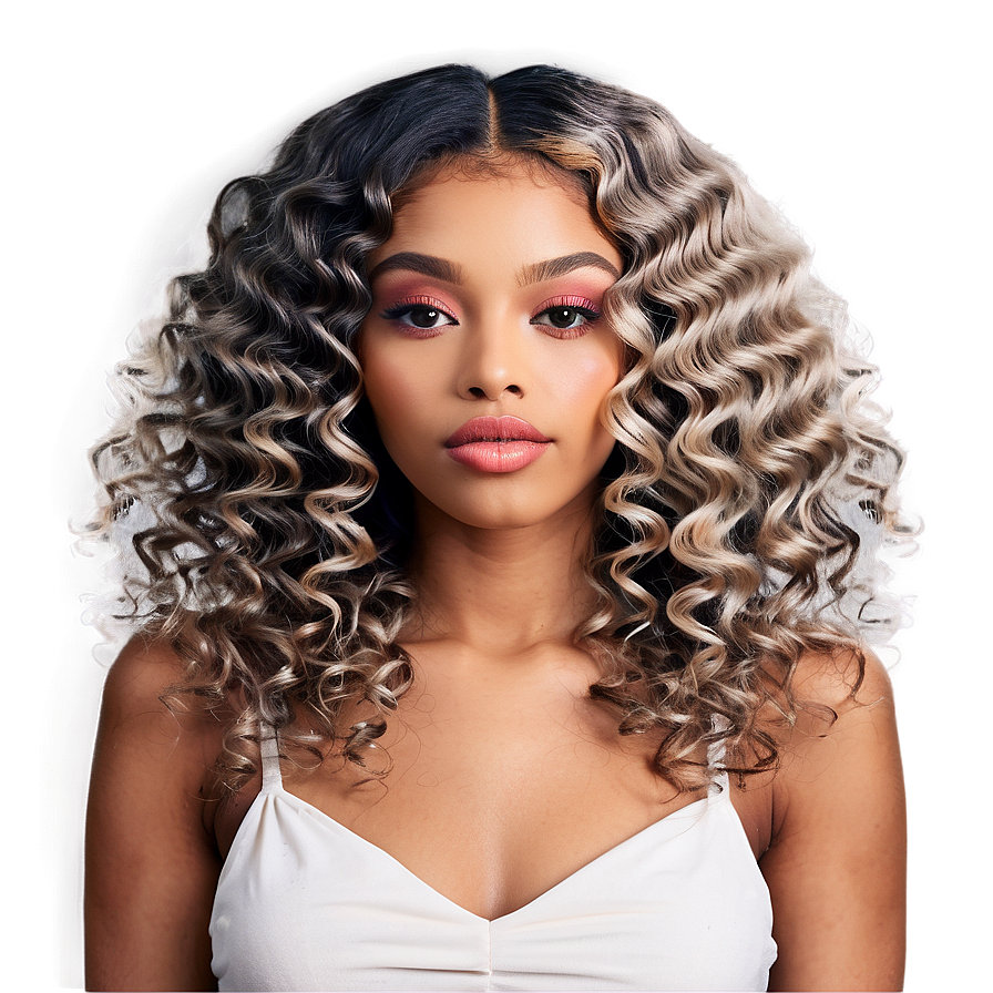 Body Wave Perm Styles Png 14 PNG Image