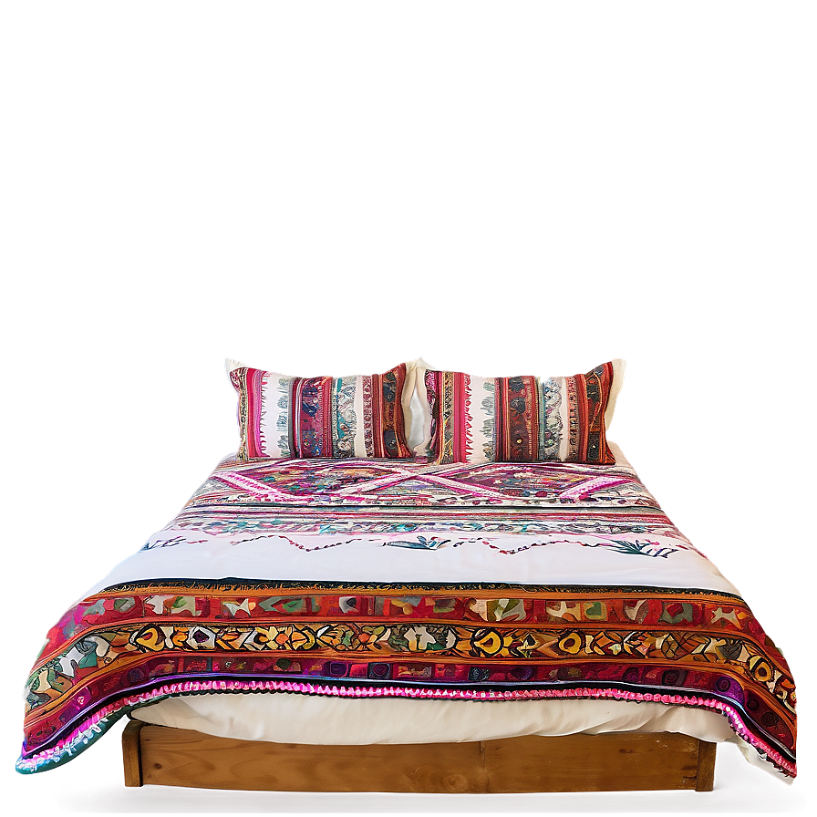 Bohemian Bed Sheets Png Dlx PNG Image