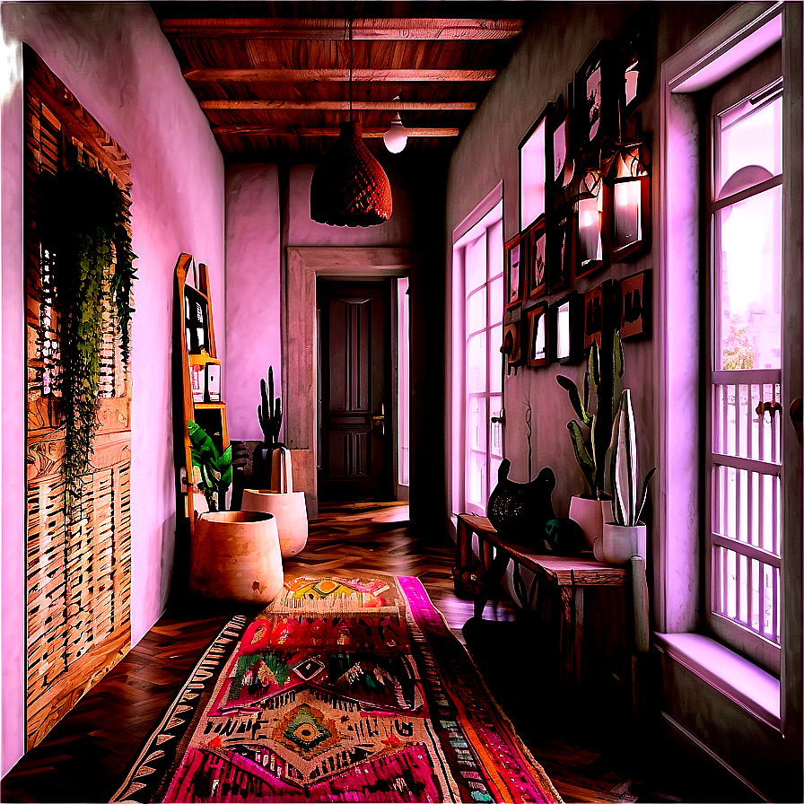 Bohemian Hallway Inspirations Png 06242024 PNG Image