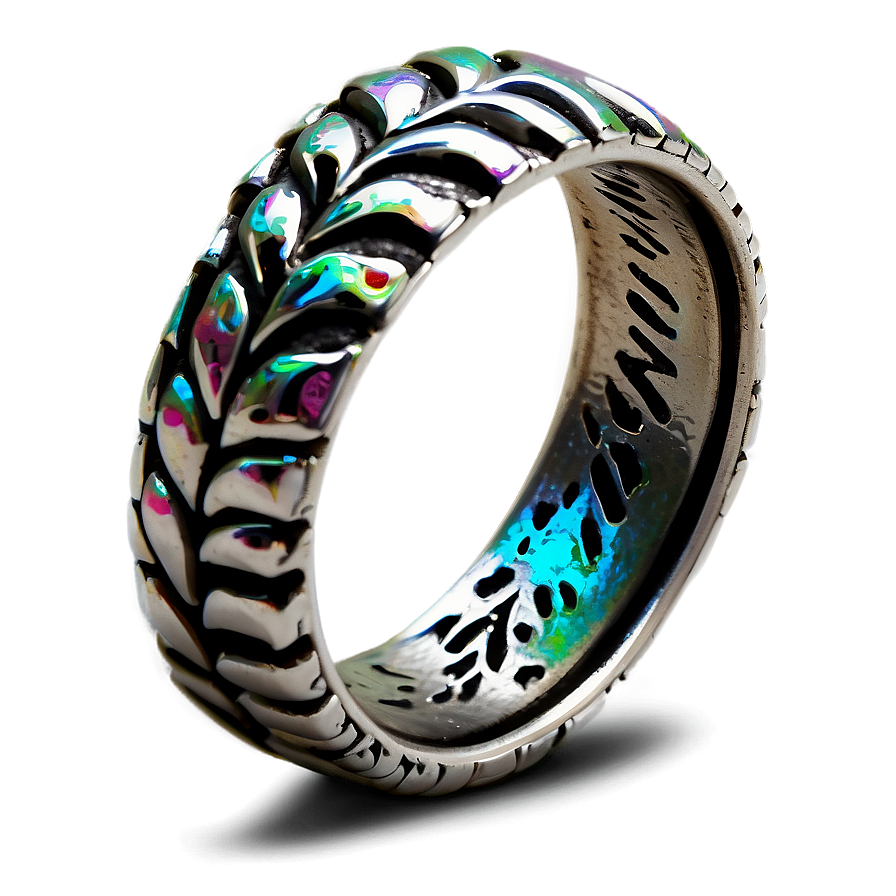 Bohemian Silver Ring Png Cjk PNG Image