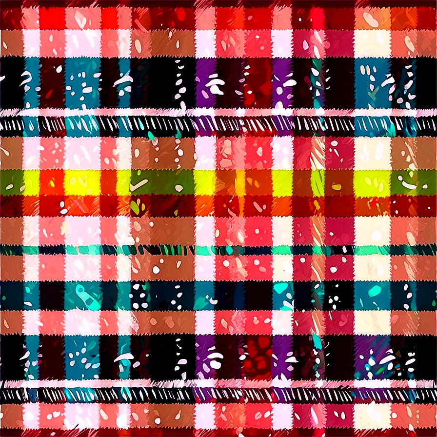 Bohemian Tribal Plaid Png 06272024 PNG Image