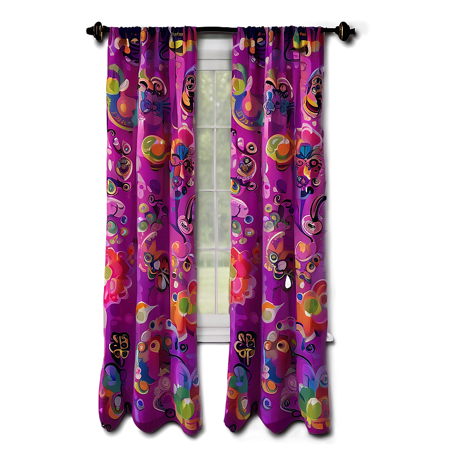 Boho Curtains Png Wku93 PNG Image