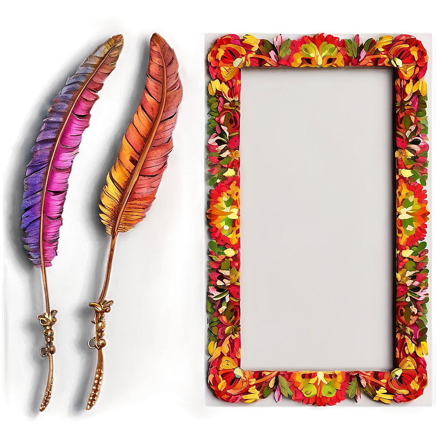 Boho Cute Frame Png 06262024 PNG Image