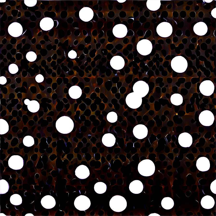 Bold Black And White Polka Dot Png Utr PNG Image