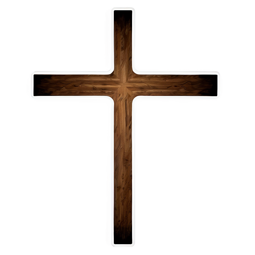 Bold Cross Outline Png Rip PNG Image