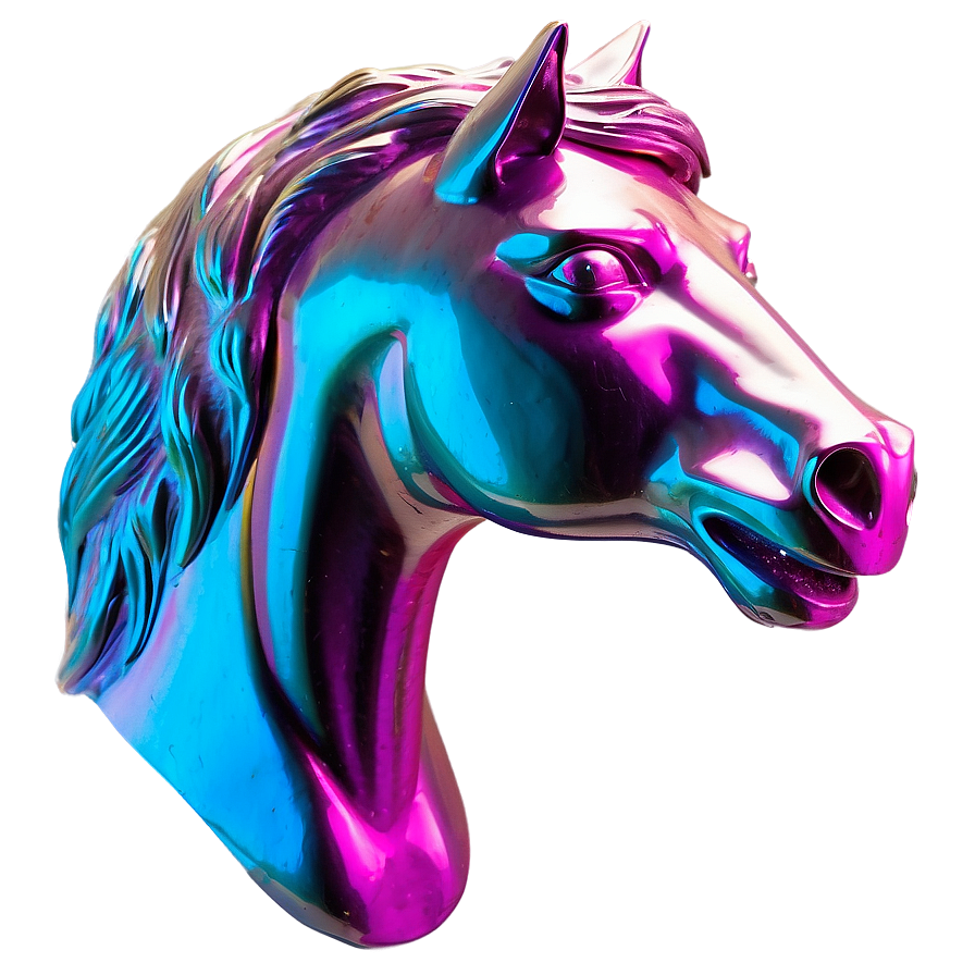 Bold Horse Head Figure Png 06122024 PNG Image