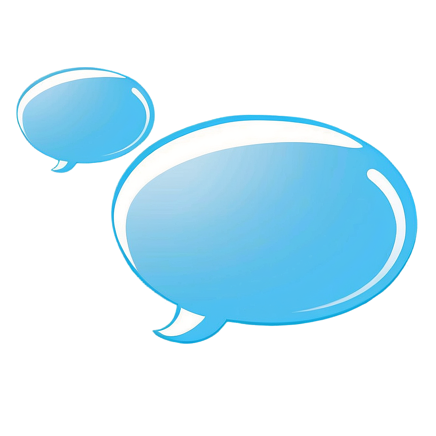 Bold Outline Bubble Chat Png Uwp PNG Image