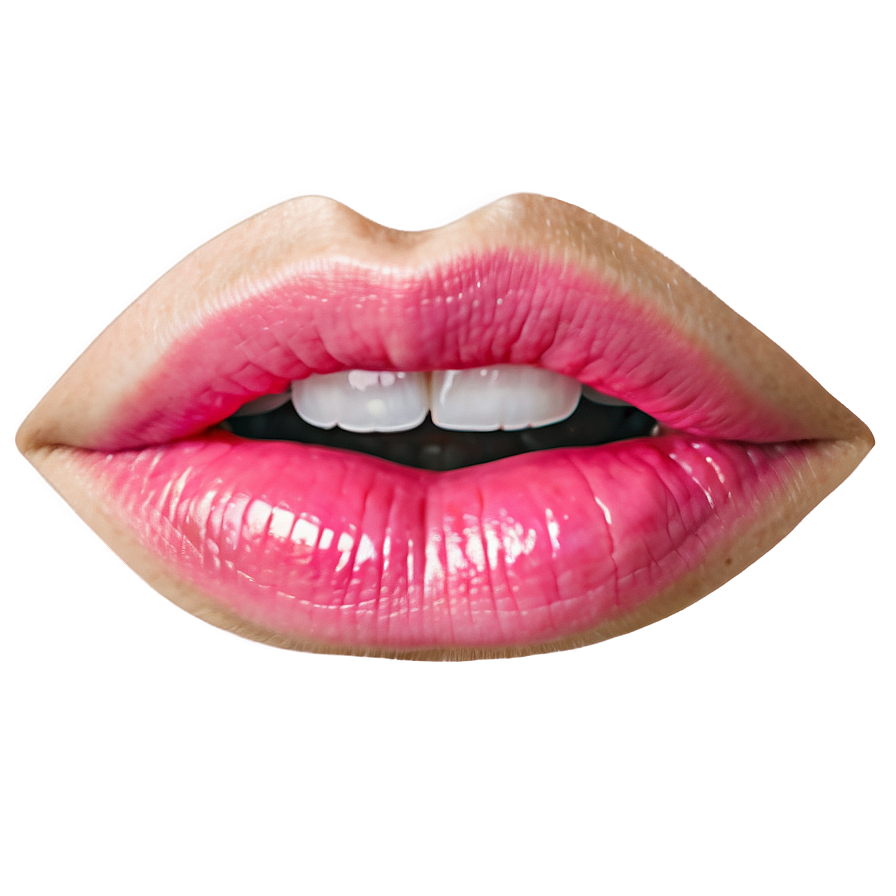 Bold Pink Lips Png 5 PNG Image